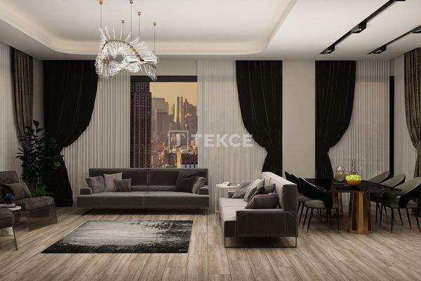 City and Sea View Villas in Çankaya, Kepez, Antalya