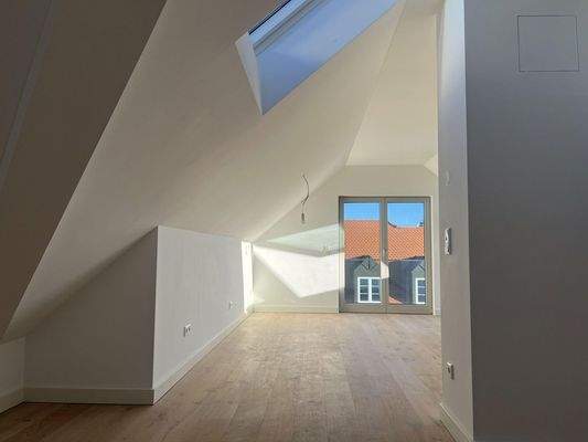 Blick aus Home-Office-Bereich