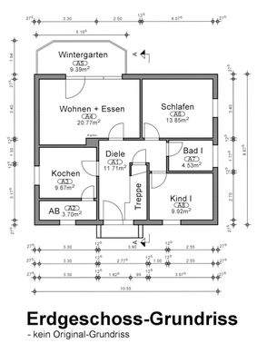 Erdgeschoss-Grundriss