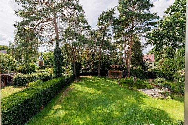 View of the large garden