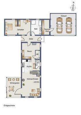 Grundriss Erdgeschoss