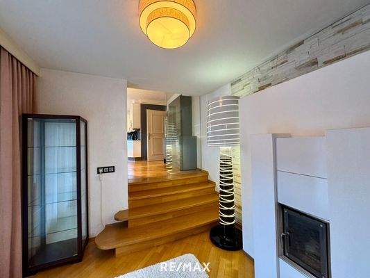 Zugang zu Wohnküche