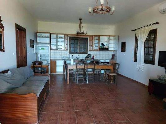 Kreta, Mochlos: Charmantes Haus mit Meerblick und Garten mit Olivenbäumen zu verkaufen