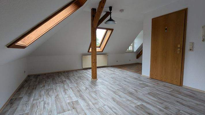 Wohnbereich und Eingang