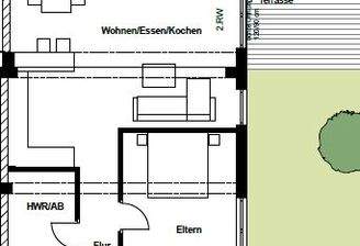 Grundriss WE 2, EG rechts