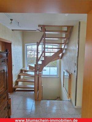 Lichtdurchfluteter Treppengang