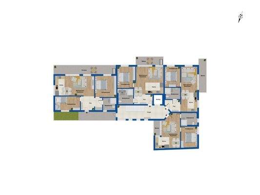 Grundriss 1. Obergeschoss