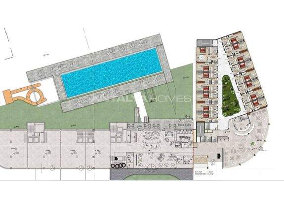 Real Estate in Project with Hotel Room Concept in Antalya Altintas