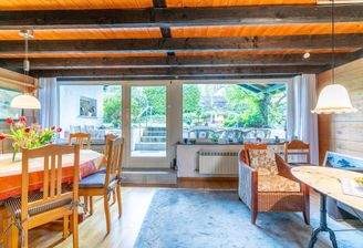 Blick auf die Terrasse