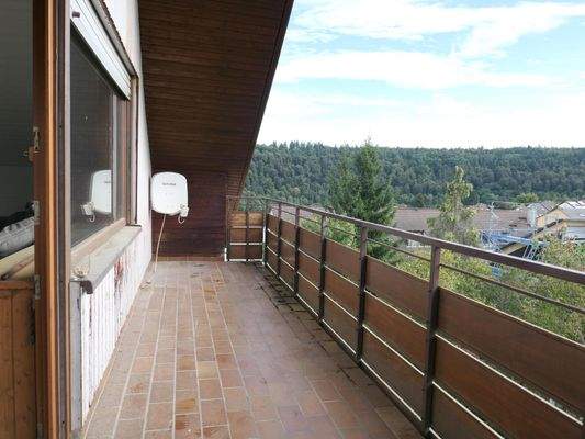 ... Zugang zum Balkon