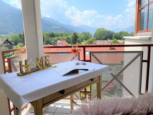 Balkon mit Westblick