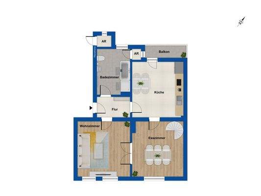 Grundriss 1. Geschoss