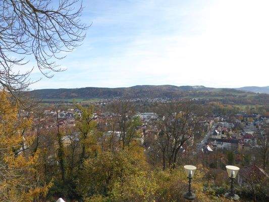 Ausblick vom Balkon im OG der Wohnung 1