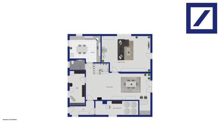 Grundriss Erdgeschoss Neubau