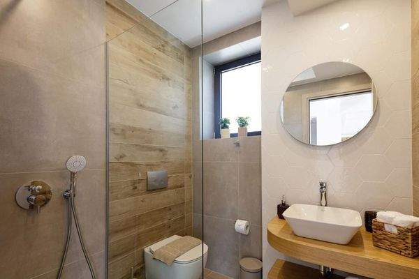 Kreta, Kefalas: Erstaunliche Steinvilla mit Meerblick und Pool zu verkaufen