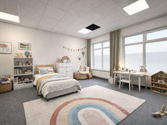Kinderzimmer (KI visualisiert)