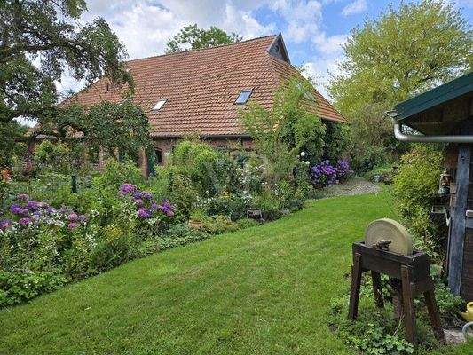 Blick von der Garage