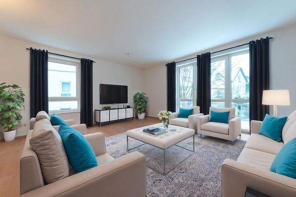 Wohnbereich Virtual Staging 