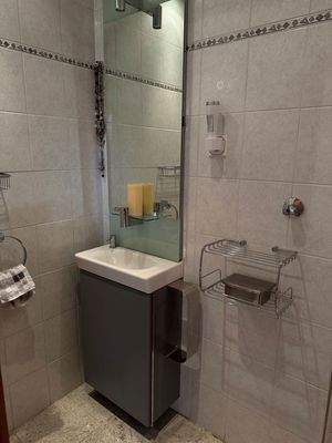 Das bereits erneuerte Gäste-WC