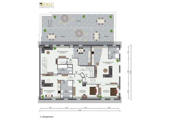 Grundriss 2. Obergeschoss