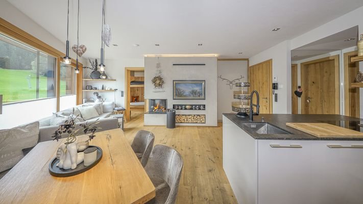 KITZIMMO-Exklusives Ski in / Ski out Apartment in zentraler Lage - Immobilien Kirchberg.