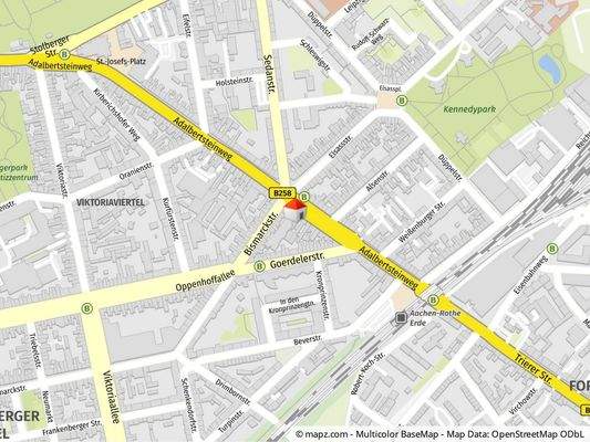 Geolyzer Kartenausschnitt