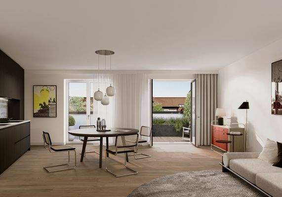 Visualisierung Wohnzimmer