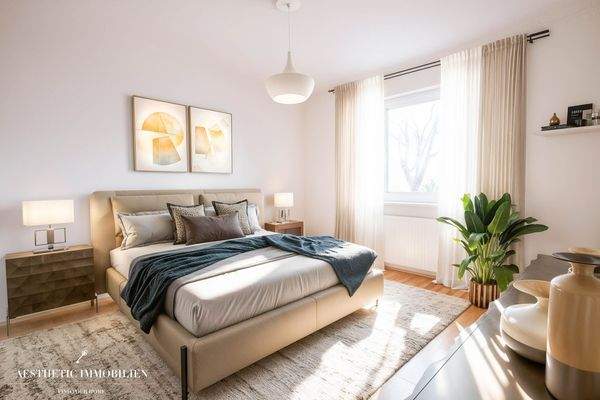 Einrichtungs und Renovierungsbeispiel +  Schlafzimmer 1 OG