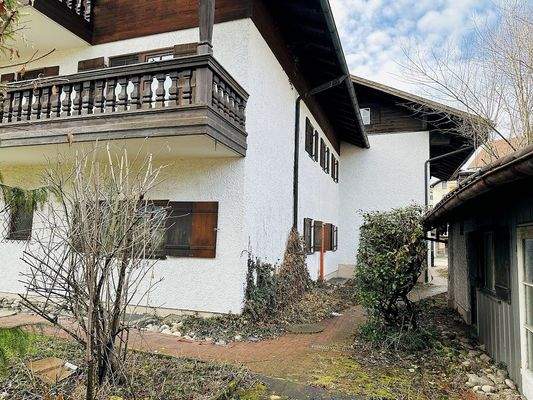 Ansicht Altbestand (Grundstücksbereich Nord)