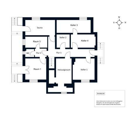 Grundriss Souterrain