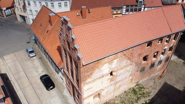 Drohnenaufnahme Speicher