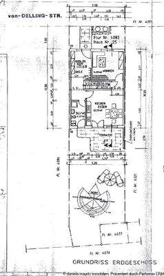 Grundriss EG - bemaßt