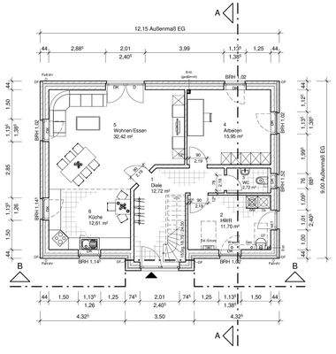 Grundriss EG Beispiel