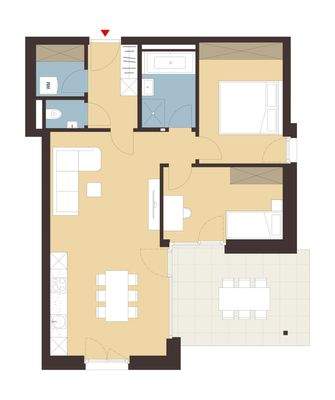 Riedergasse, Bregenz-Grundriss Whg 02