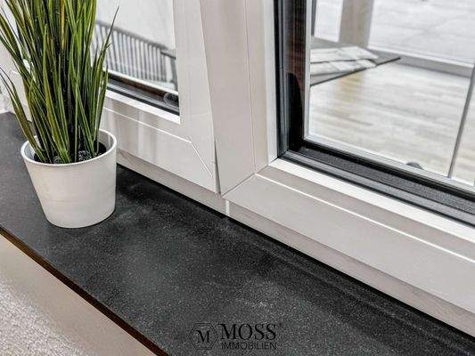 Fensterbank Bemusterung