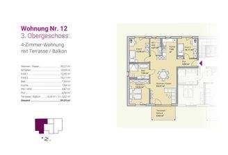 Grundriss Whg. Nr. 12