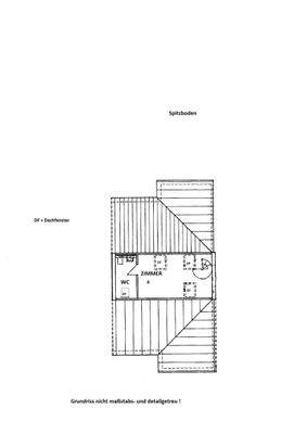 Grundriss Spitzboden
