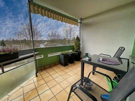 Balkon mit schöner Aussicht