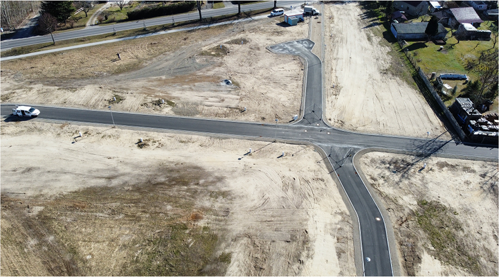 Luft Baugebiet der Mittelberei