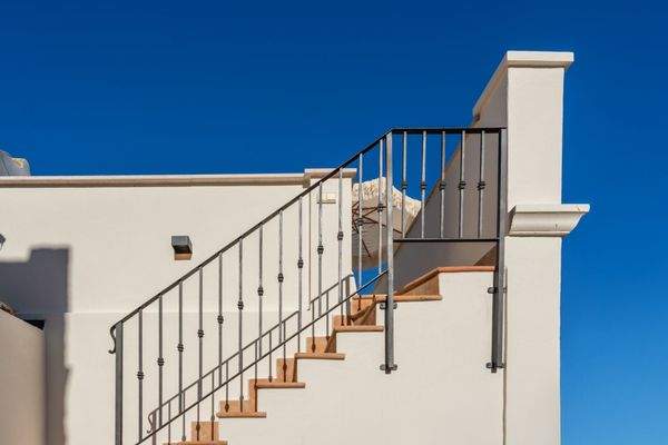 Treppe zur Dachterrasse 