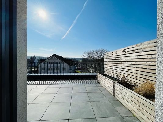 Blick auf den Balkon