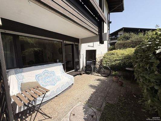 Die sonnige Terrasse