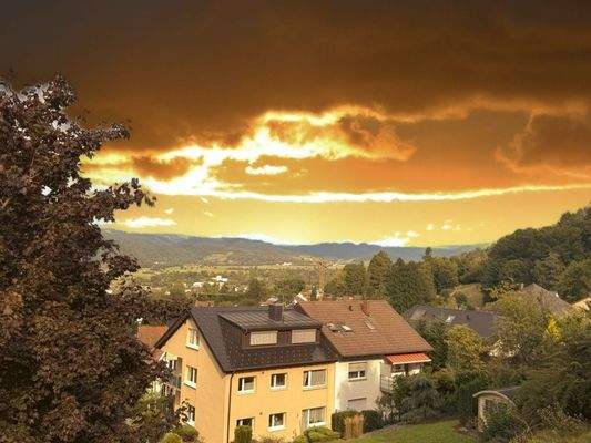 Aussicht-Sonnenuntergang