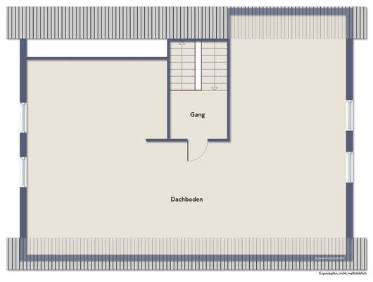 Grundriss vom Dachgeschoss