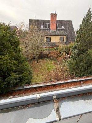 Balkonblick in den Garten