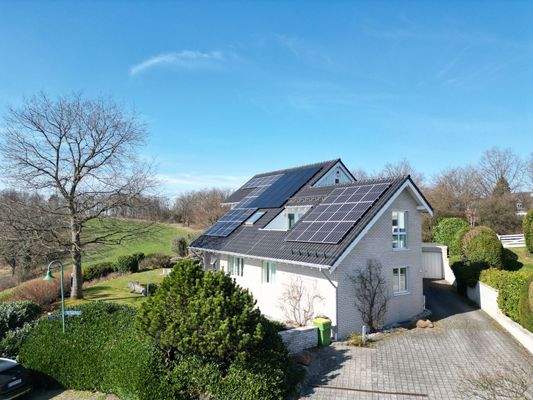 Ansicht vom Wohnhaus 
