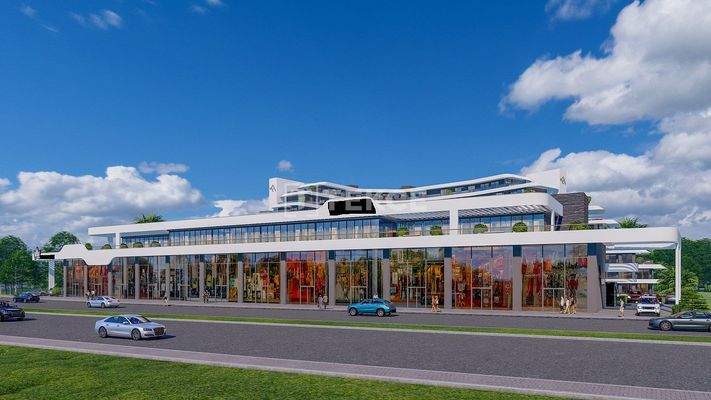 Shops with 3 Floors on the Main Road in Antalya Aksu