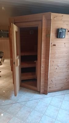 Sauna im Kellergeschoss