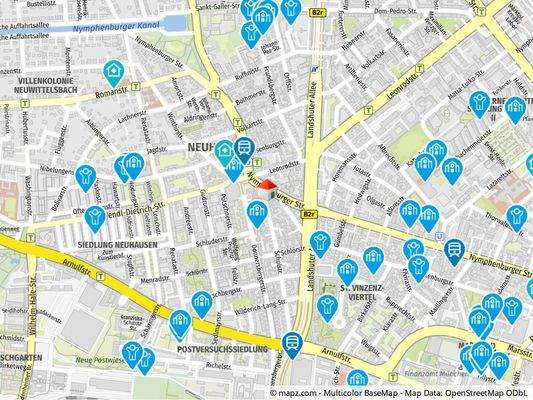 Geolyzer Kartenausschnitt