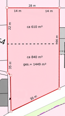 Größe Grundstück ges.